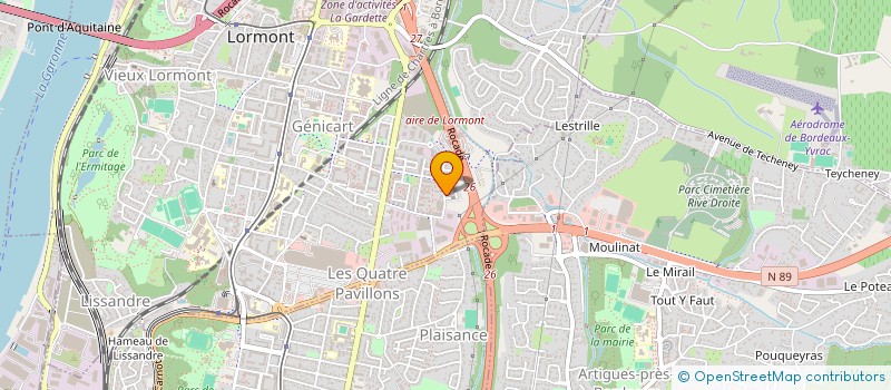 localisation de l'entreprise MONSIEUR NELSON DESIR  LORMONT