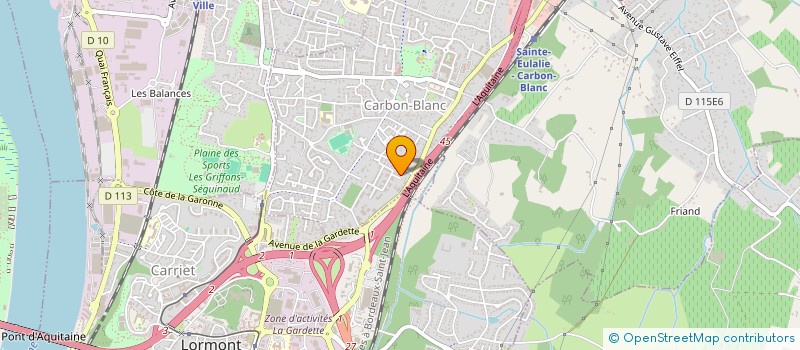 localisation de l'entreprise MONSIEUR NELSON FERNANDES ALVES  CARBON-BLANC