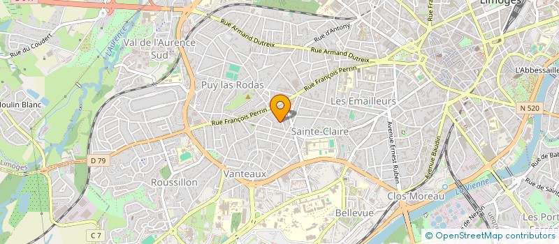 localisation de l'entreprise MONSIEUR NELSON FORSTER à LIMOGES