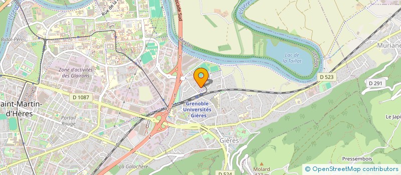 localisation de l'entreprise MONSIEUR NELSON GRACA  GIERES