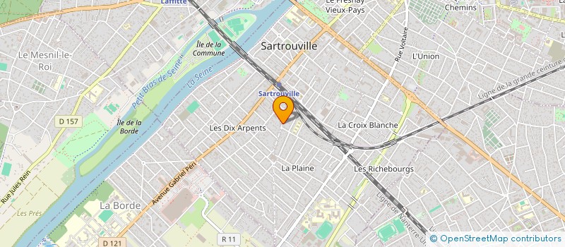 localisation de l'entreprise MONSIEUR NELSON GROSJEAN à SARTROUVILLE