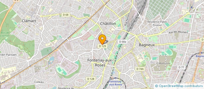 localisation de l'entreprise MONSIEUR NELSON GUEDE à FONTENAY-AUX-ROSES