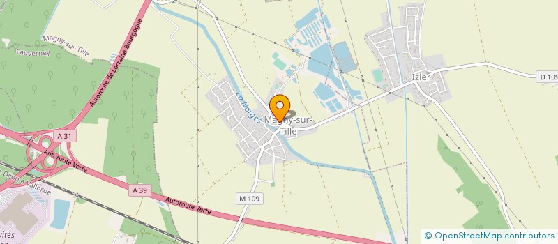 localisation de l'entreprise MONSIEUR NELSON HUGUENIN  MAGNY-SUR-TILLE