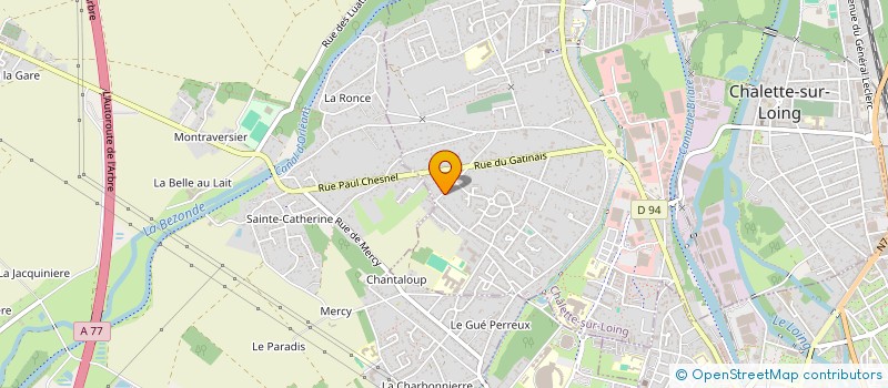 localisation de l'entreprise MONSIEUR NELSON JORGE à CHALETTE-SUR-LOING