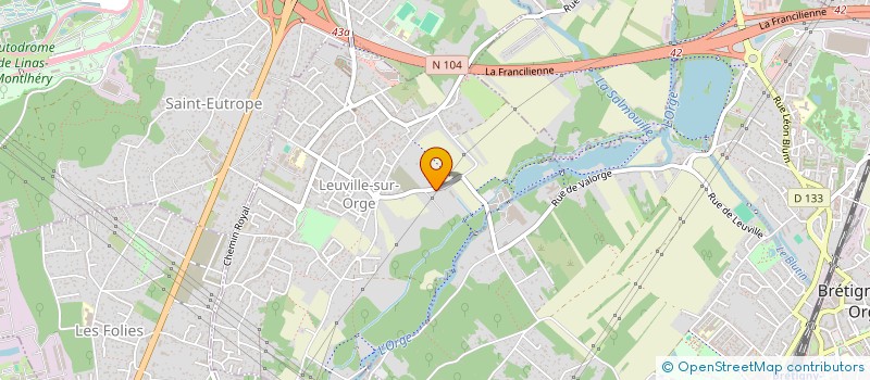 localisation de l'entreprise MONSIEUR NELSON LANOY  LEUVILLE-SUR-ORGE