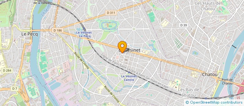 localisation de l'entreprise MONSIEUR NELSON LUCAS  LE VESINET