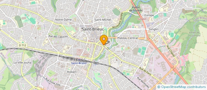 localisation de l'entreprise MONSIEUR NELSON LUTU à SAINT-BRIEUC