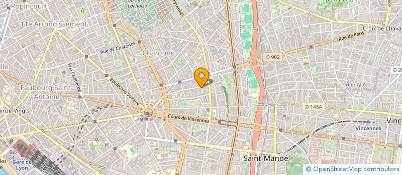 localisation de l'entreprise MONSIEUR NELSON MARIO SEPULVEDA PARRA  PARIS