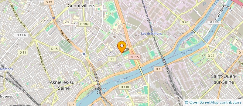 localisation de l'entreprise MONSIEUR NELSON MARTINS à GENNEVILLIERS