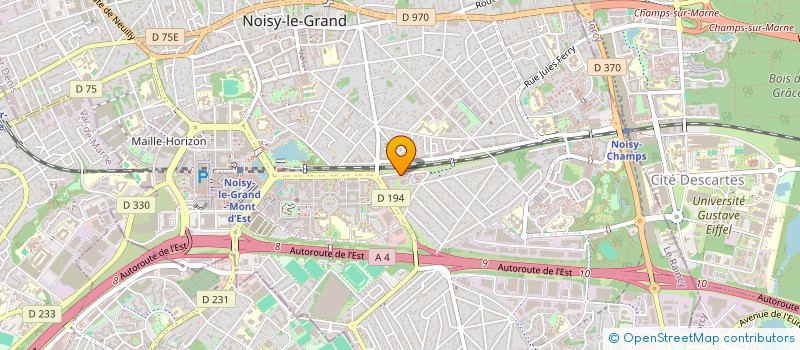 localisation de l'entreprise MONSIEUR NELSON MELINA à NOISY-LE-GRAND
