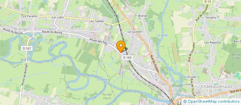 localisation de l'entreprise MONSIEUR NELSON MICHELET  BRANGES