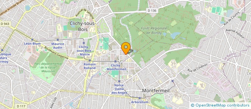 localisation de l'entreprise MONSIEUR NELSON MOREIRA DA SILVA à CLICHY-SOUS-BOIS