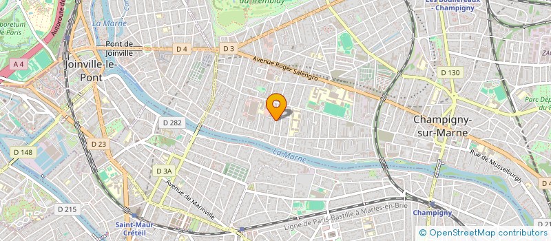 localisation de l'entreprise MONSIEUR NELSON MVE BEKALE  CHAMPIGNY-SUR-MARNE