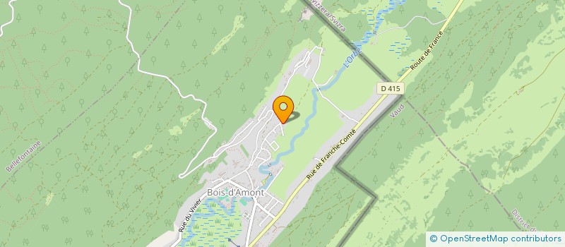 localisation de l'entreprise MONSIEUR NELSON NOGUEIRA DE OLIVEIRA  BOIS-D'AMONT