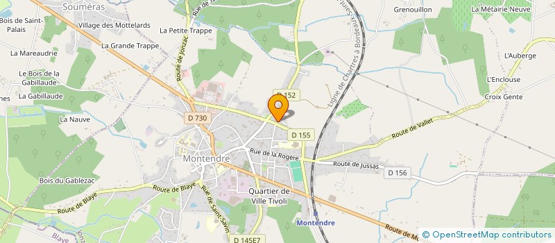 localisation de l'entreprise MONSIEUR NELSON OJEDA  MONTENDRE