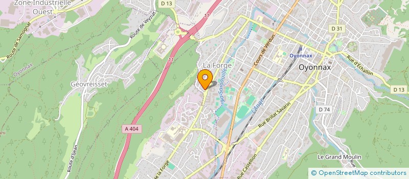 localisation de l'entreprise MONSIEUR NELSON ROBALO FURTADO à OYONNAX