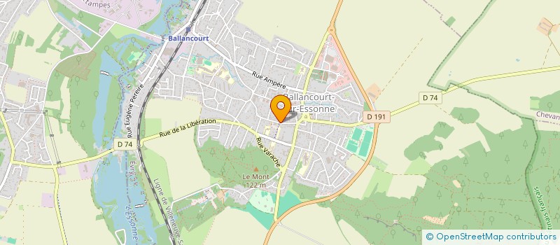 localisation de l'entreprise MONSIEUR NELSON RODRIGUES COSTA  BALLANCOURT-SUR-ESSONNE