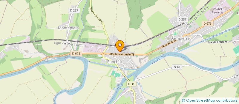 localisation de l'entreprise MONSIEUR NELSON SATORI  RANCHOT