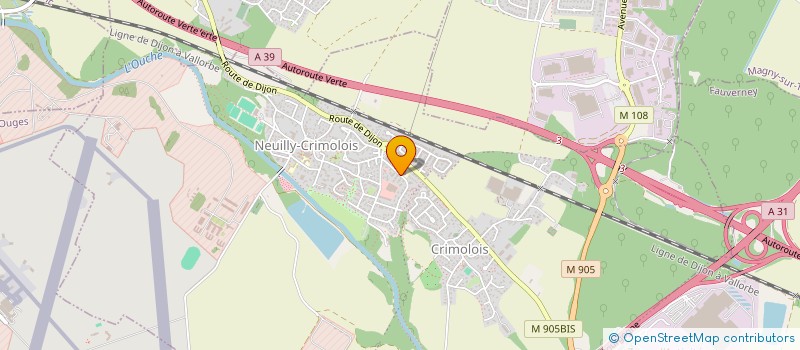 localisation de l'entreprise MONSIEUR NELSON SOARES  NEUILLY-CRIMOLOIS