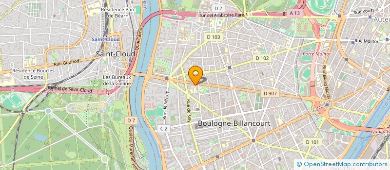 localisation de l'entreprise MONSIEUR NELSON SOUSA VICENCIA  BOULOGNE-BILLANCOURT