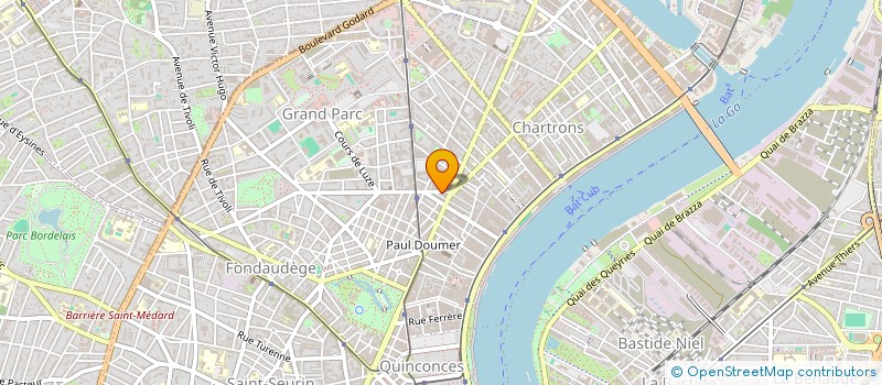 localisation de l'entreprise MONSIEUR NELSON SPENLE à BORDEAUX