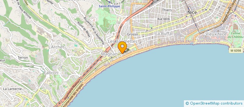 localisation de l'entreprise MONSIEUR NELSON TSIMI à NICE