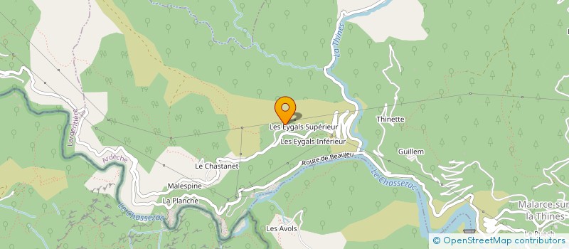 localisation de l'entreprise MONSIEUR NELTON CACOILO DOS SANTOS  MALARCE-SUR-LA-THINES