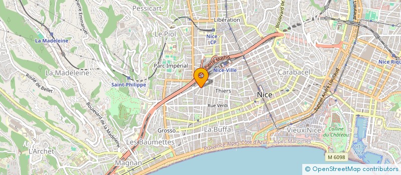 localisation de l'entreprise MONSIEUR NELU-ALIN MARIN à NICE