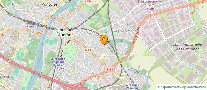 localisation de l'entreprise MONSIEUR NEMA KOULEMOU  SAINT-OUEN-L'AUMONE