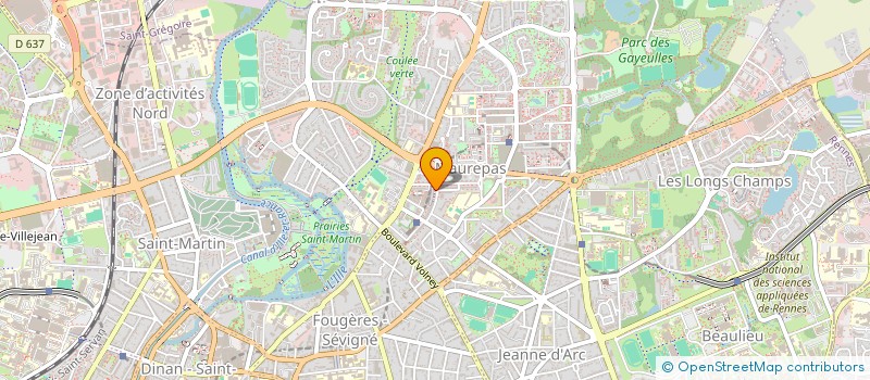 localisation de l'entreprise MONSIEUR NEMATULLAH SAFI  RENNES