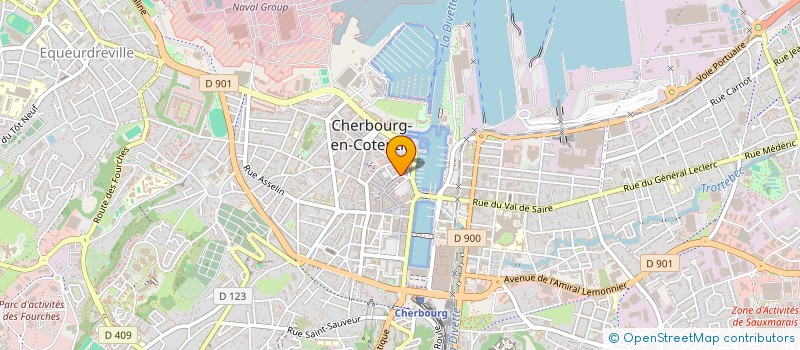 localisation de l'entreprise MONSIEUR NEMATULLAH ZARIFI  CHERBOURG-EN-COTENTIN