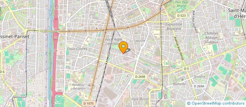 localisation de l'entreprise MONSIEUR NEMO DUFFORT  GRENOBLE