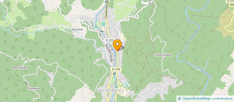 localisation de l'entreprise MONSIEUR NEMO GAILLARDO-DOUX à VALS-LES-BAINS