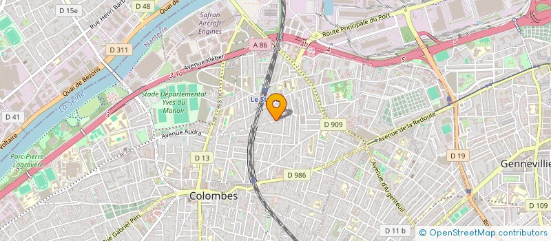 localisation de l'entreprise MONSIEUR NEMOUR LAMNOUAR à COLOMBES