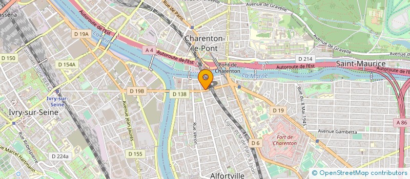 localisation de l'entreprise MONSIEUR NENAD ELMAZ  ALFORTVILLE