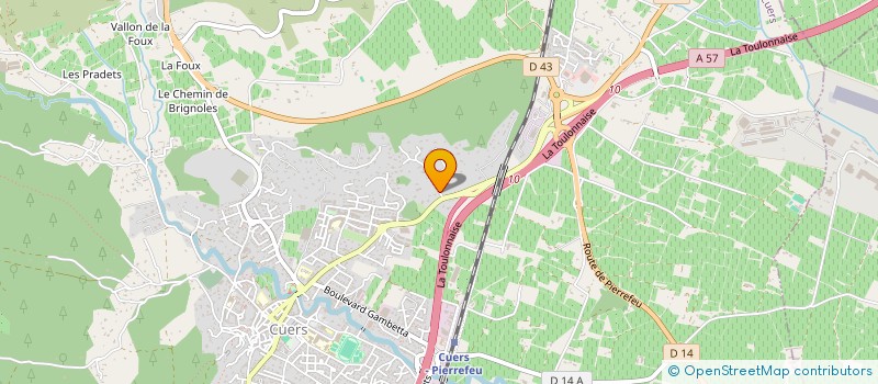 localisation de l'entreprise MONSIEUR NEO ALBERTINI  CUERS