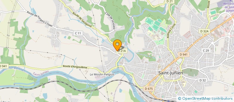 localisation de l'entreprise MONSIEUR NERAUDEAU LAURENT à SAINT JUNIEN