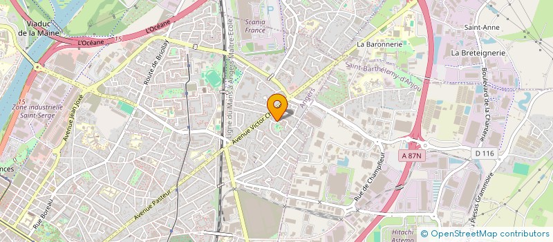 localisation de l'entreprise MONSIEUR NERGIN UKELLI à ANGERS