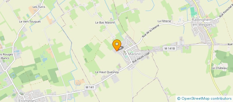 localisation de l'entreprise MONSIEUR NERI LEPRINCE-RINGUET à LE MAISNIL