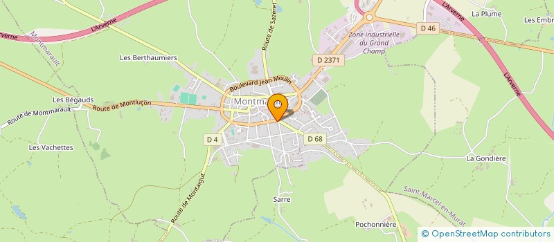 localisation de l'entreprise MONSIEUR NERITAN HAKA à MONTMARAULT
