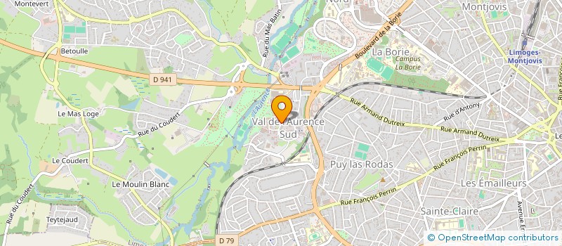 localisation de l'entreprise MONSIEUR NERMIN ADEMOV à LIMOGES