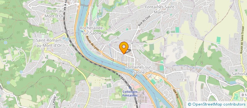 localisation de l'entreprise MONSIEUR NERMIN TARCIN  FONTAINES-SUR-SAONE