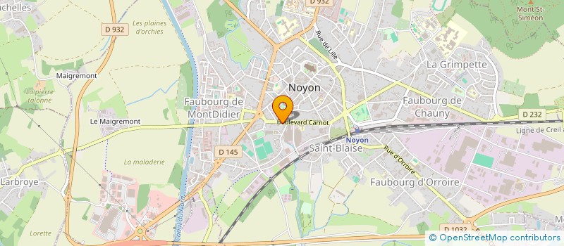 localisation de l'entreprise MONSIEUR NERRELL MAISONABLE à NOYON