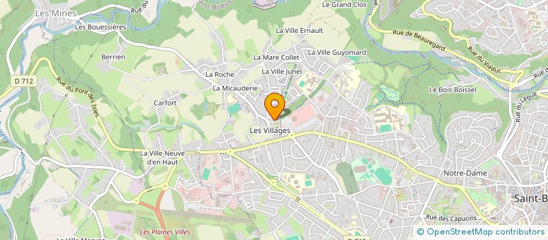 localisation de l'entreprise MONSIEUR NERSES BALASSANOV à SAINT-BRIEUC
