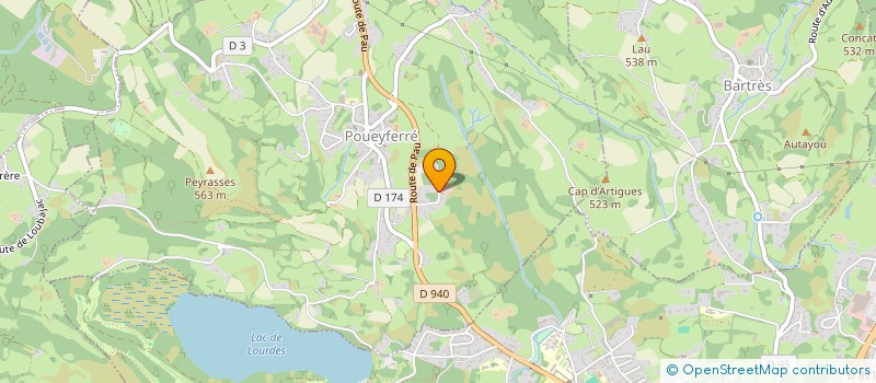 localisation de l'entreprise MONSIEUR NERSON LENESTOUR  POUEYFERRE