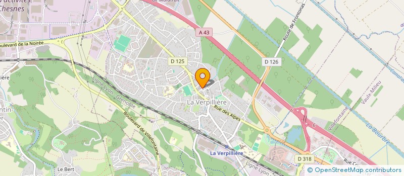 localisation de l'entreprise MONSIEUR NESAR MOHEBZADEH  LA VERPILLIERE