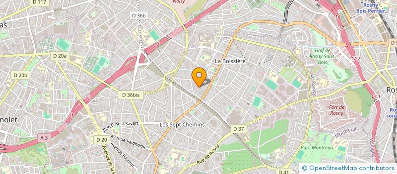 localisation de l'entreprise MONSIEUR NESREDIN ABDULLAH à MONTREUIL