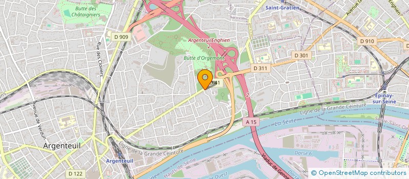 localisation de l'entreprise MONSIEUR NESSIM BASALI  ARGENTEUIL