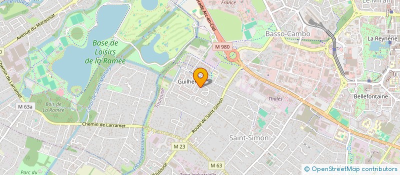 localisation de l'entreprise MONSIEUR NESSIM BEDRANI  TOULOUSE