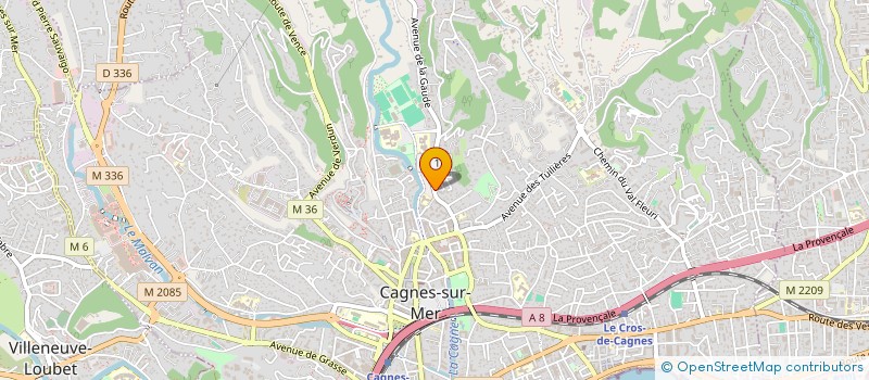 localisation de l'entreprise MONSIEUR NESSIM HADDAJI à CAGNES-SUR-MER